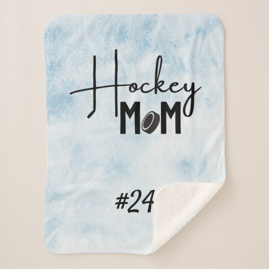Hockey mammrink versnelling deken kalligrafie blau (Voorkant)