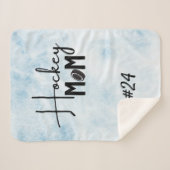 Hockey mammrink versnelling deken kalligrafie blau (Voorkant (horizontaal))