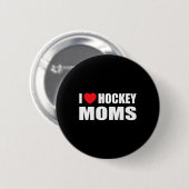 Hockey Mannen waar ik van hou Ronde Button 5,7 Cm (Voorkant /achterkant)