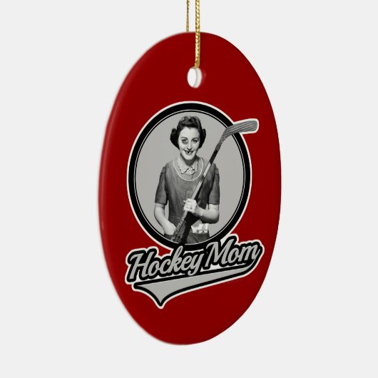 Hockey Mapkeramisch Ornament (Rechts)