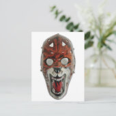 Hockey Mask Briefkaart (Staand voorkant)