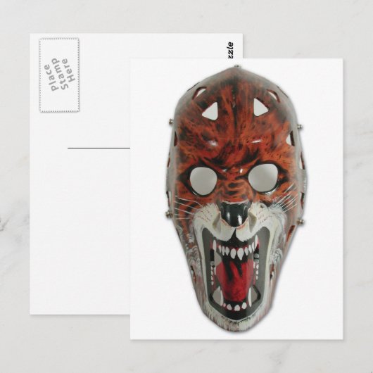 Hockey Mask Briefkaart (Voorkant / Achterkant)