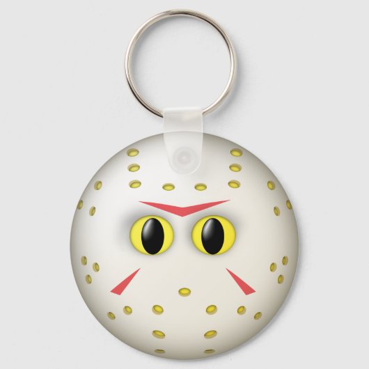 Hockey Mask Face Sleutelhanger (Voorkant)