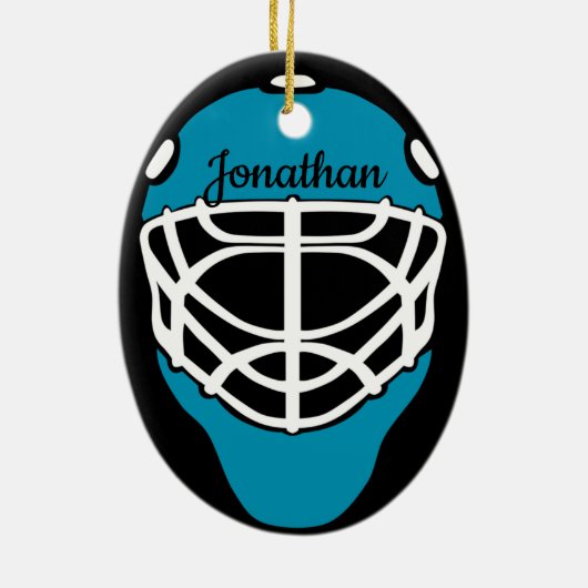 Hockey Mask Ornament (Achterkant)
