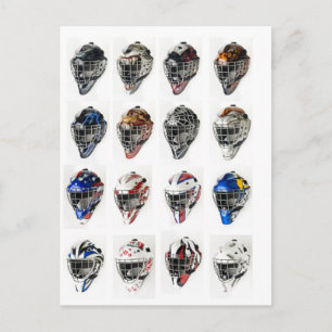 Hockey-maskers Briefkaart