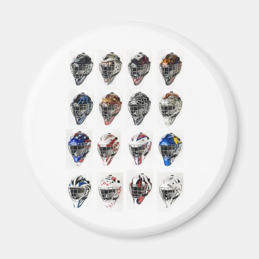 Hockey-maskers Magneet (Voorkant)