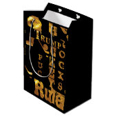 Hockey Medium Cadeauzakje (Achterkant Gekanteld)