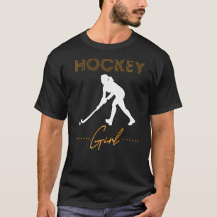 Hockey Meisje Field Hockey Speler T-shirt