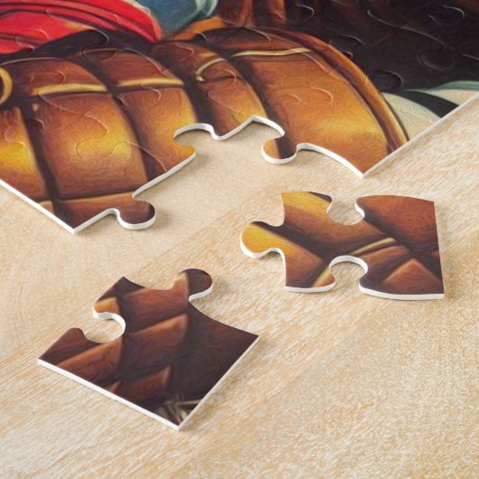  hockey meisje legpuzzel (Zijkant)