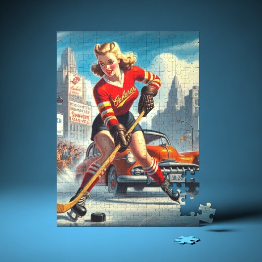 hockey meisje legpuzzel