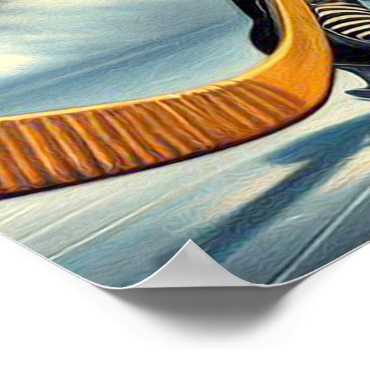 hockey meisje poster (Hoek)