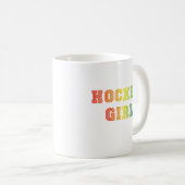 Hockey Meisje Rainbow Koffiemok (Voorkant rechts)
