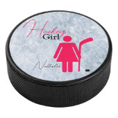 Hockey Meisje Roze Puck (3/4)