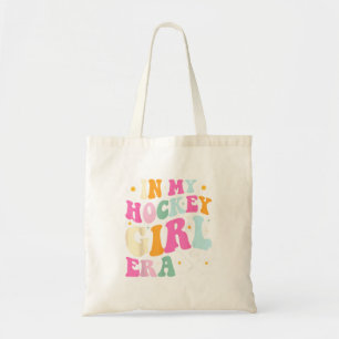 Hockey Meisje Vibes Vintage Wedstrijd Dag Groovy H Tote Bag