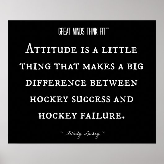 Hockey met Attitude 005 Poster (Voorkant)