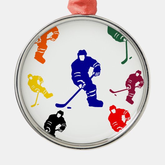 HOCKEY METALEN ORNAMENT (Voorkant)