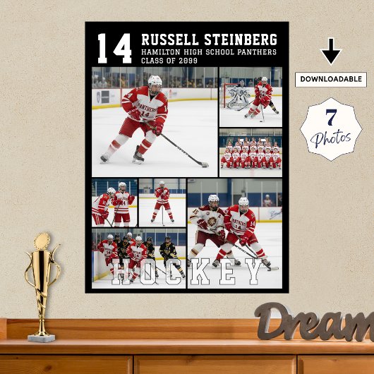 Hockey Middelbare School Afsluitend Jaar 7 Foto Co Poster