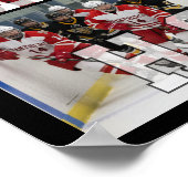 Hockey Middelbare School Afsluitend Jaar 7 Foto Co Poster (Hoek)