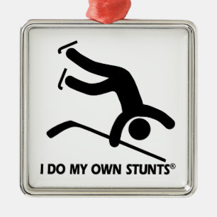 Hockey Mijn eigen stunts Metalen Ornament