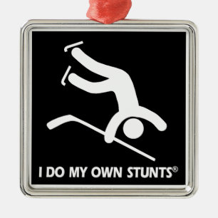 Hockey Mijn eigen stunts Metalen Ornament