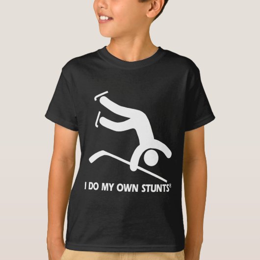 Hockey Mijn eigen stunts T-shirt (Voorkant)