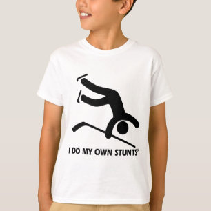 Hockey Mijn eigen stunts T-shirt