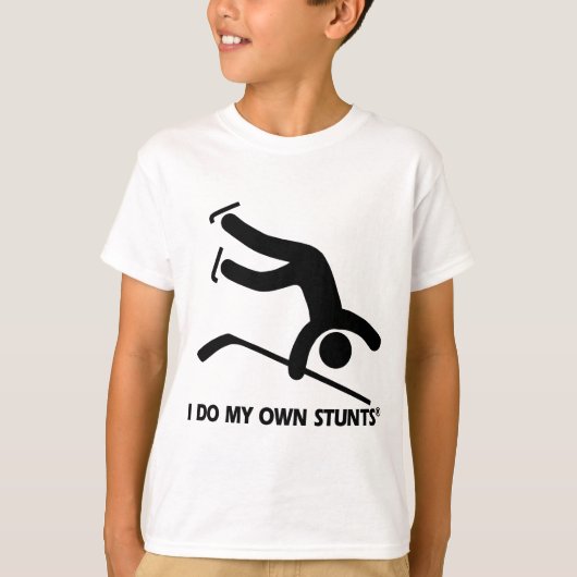 Hockey Mijn eigen stunts T-shirt (Voorkant)
