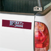 Hockey Moeder Atletische Staart Bumpersticker (Op Truck)
