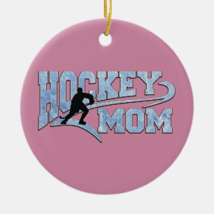 Hockey Moeder Atletische Staart Keramisch Ornament