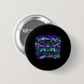 Hockey Moeder De Strijd Is Echte IJssport Team Ronde Button 5,7 Cm (Voorkant /achterkant)