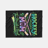 Hockey Moeder De Strijd Is Echte Teamgeest Ouder Fleece Deken (Voorkant (Horizontaal))