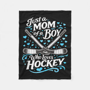 Hockey Moeder Een Moeder Van Een Jongen Die Van IJ Fleece Deken