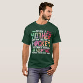 Hockey Moeder Funny Sayings Moederdag Boy T-shirt (Voorkant volledig)