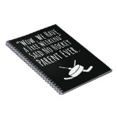 Hockey moeder geeft Kinder vader opa oma Notitieboek (Rechterzijde)