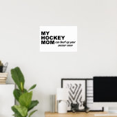 Hockey Moeder Grappige Poster (Thuiskantoor)