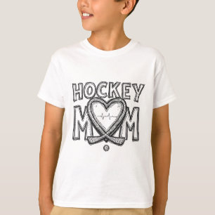 Hockey Moeder Hartslag T-shirt