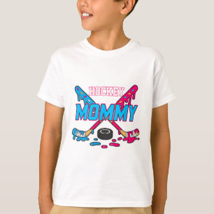 Hockey Moeder Hockey Ijs Drip Jongens IJshockey T-shirt