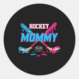 Hockey Moeder Hockey Ijs IJscrens Drip Jongens IJs Ronde Sticker