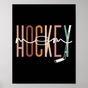 Hockey Moeder Hockey Mama Schattige Moeder Leven H Poster