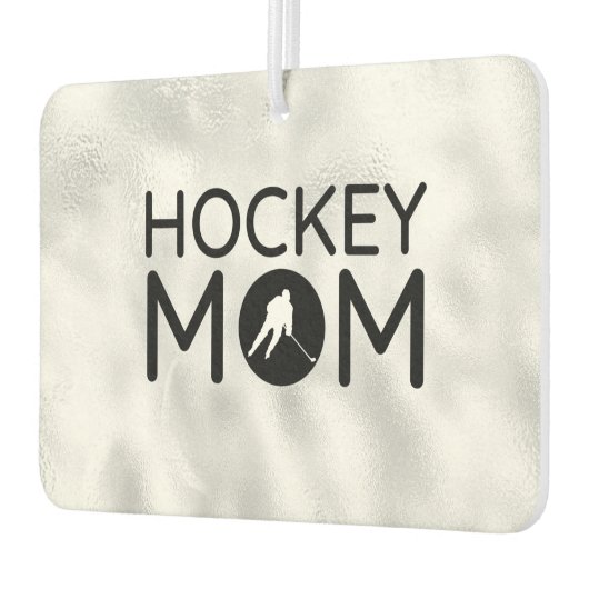 Hockey Moeder Luchtverfrisser cirkel zilver (Links)
