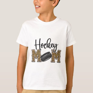 Hockey Moeder Luipaardprint Cheetah IJshockey Trot T-shirt