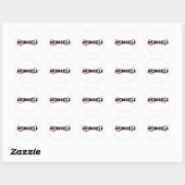 Hockey Moeder Mosicle Ronde Sticker (Vel)