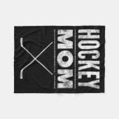 Hockey Moeder Shirt Voor Moederdag Fleece Deken (Voorkant (Horizontaal))