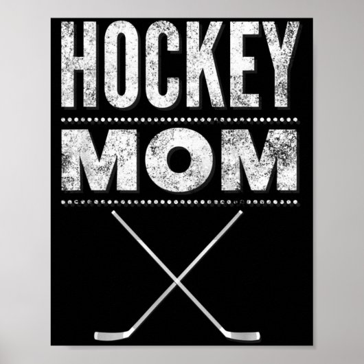Hockey Moeder Shirt Voor Moederdag Poster (Voorkant)