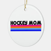 Hockey Moeder Strepen Keramisch Ornament (Links)