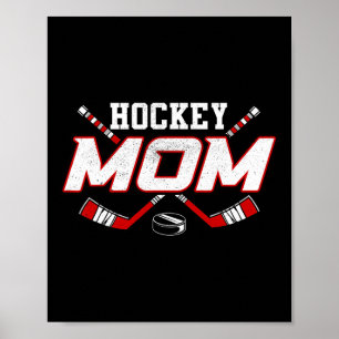 Hockey Moeder T-shirts Voor Vrouwen Mama Moederdag Poster