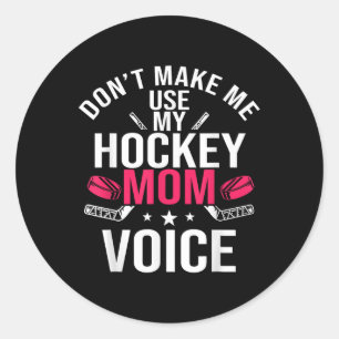 Hockey Moeder Teamspeler Moederdag Veld Ijs Game Ronde Sticker