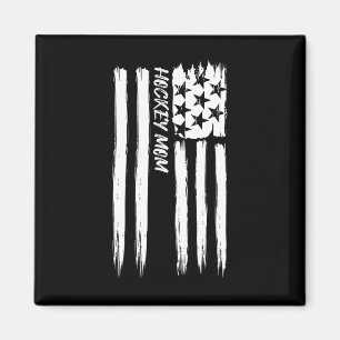 Hockey Moeder Vlag Sporten Patriottisch Amerikaans Magneet