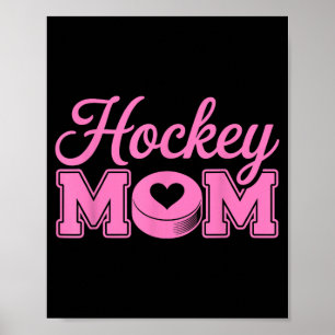 Hockey Moeder Vrouwen IJshockey Speler IJshockey Poster