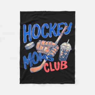 Hockey Moeders Club Moederdag Game Day Hockey Fleece Deken